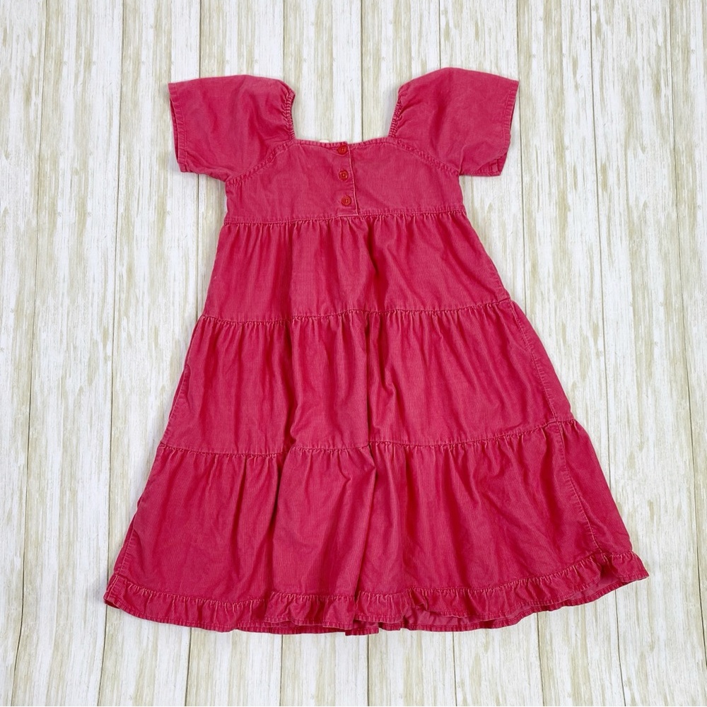 Mini Boden Pink Corduroy Embroidered A-line Dresd - Picture 6 of 6